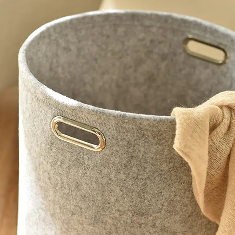 Felt Storage Box, Laundry Basket, and Bin Set